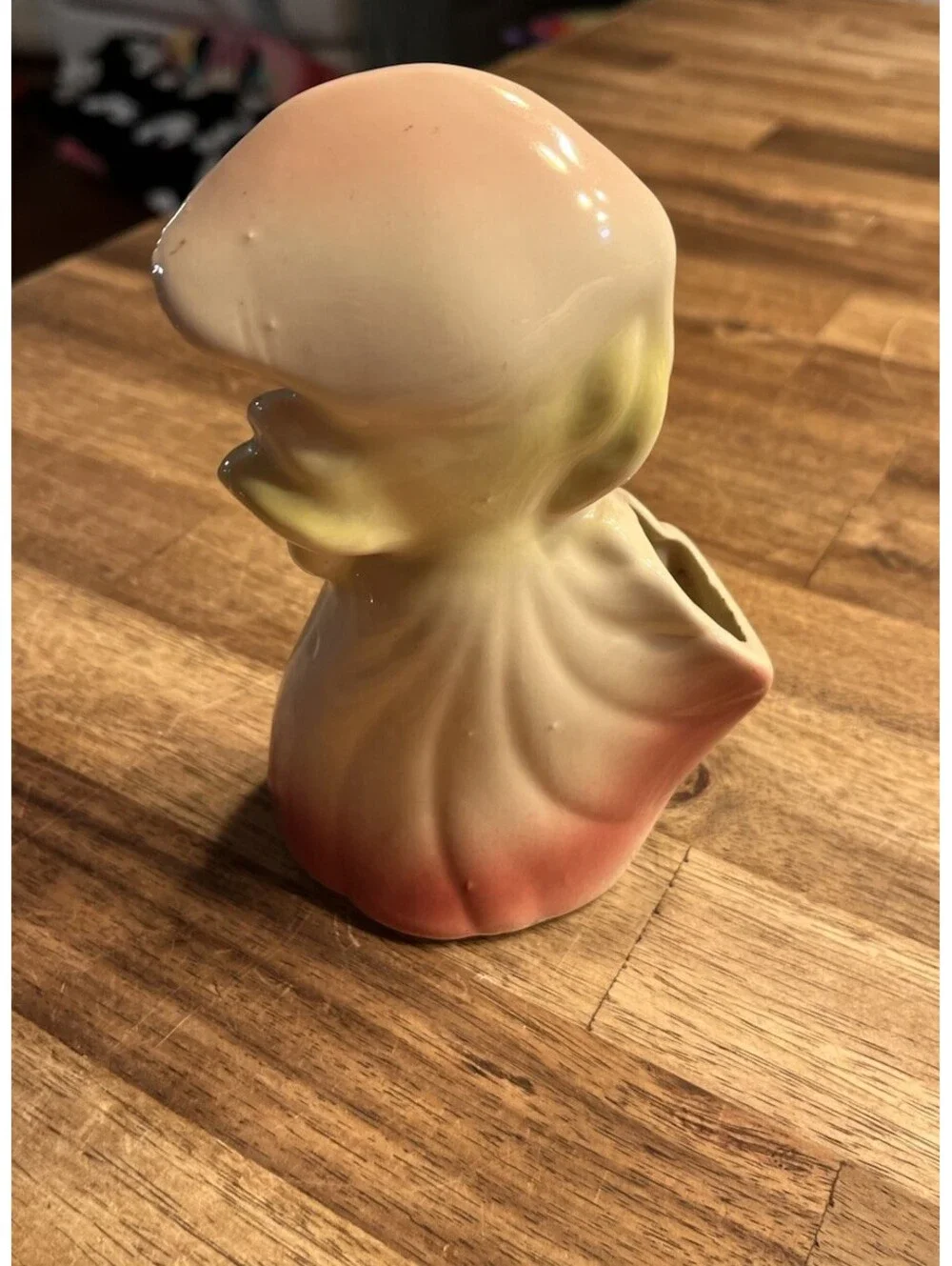 Vintage Southern Belle Lady Small Planter Flower Vase Ceramic Figurine 5